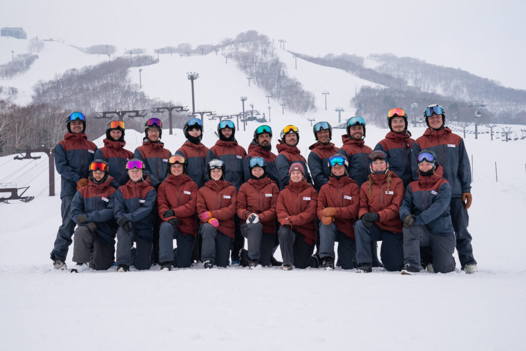 True Niseko's full team of ski and snowboard instructors and guides in Niseko